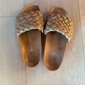 Loeffler Randall Gold‎ Woven Sandals